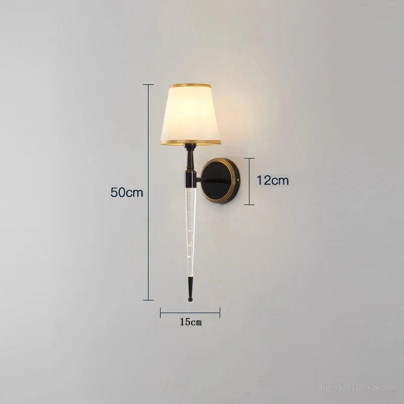 Lampe murale cristal rétro : illumination chic pour votre intérieur | Marco Lucetti C