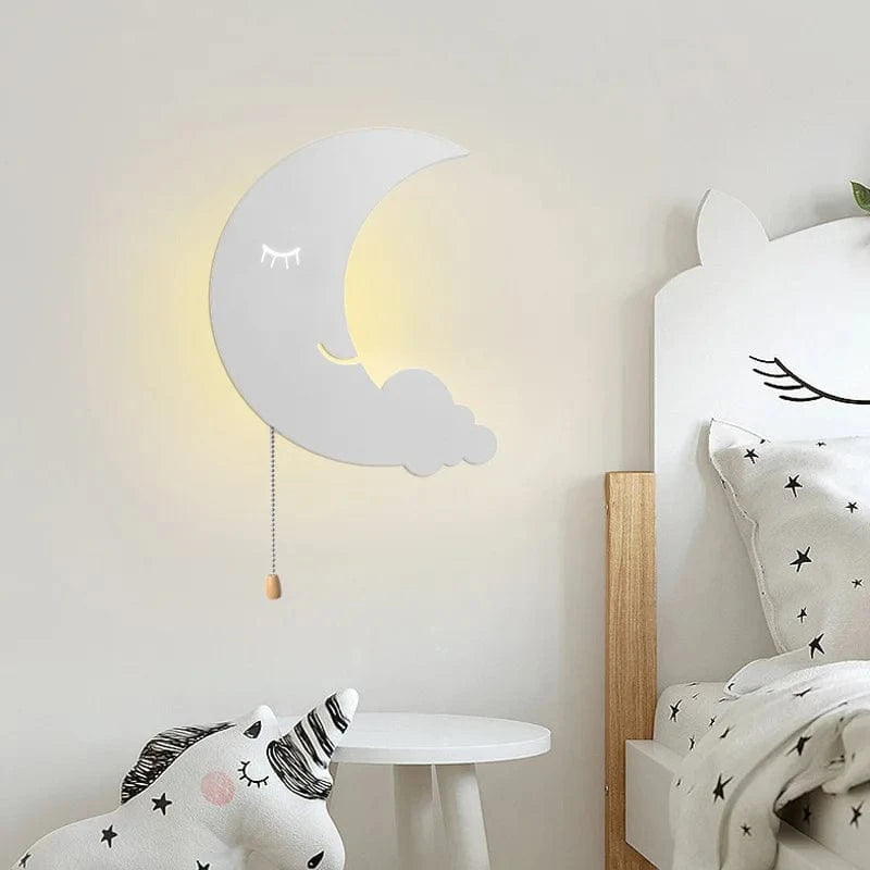 Lampe Murale de Lune Rechargeable Mobile Moderne - Wandleuchte Applique Murale Wandlamp Kinkiet Lumières | Marco Lucetti Blanc-A30 25 5CM / 3 couleurs