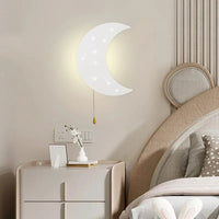 Lampe Murale de Lune Rechargeable Mobile Moderne - Wandleuchte Applique Murale Wandlamp Kinkiet Lumières | Marco Lucetti Blanc-B28.5 22 5CM / Lumière froide