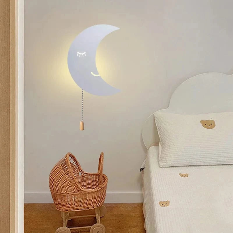 Lampe Murale de Lune Rechargeable Mobile Moderne - Wandleuchte Applique Murale Wandlamp Kinkiet Lumières | Marco Lucetti Blanc-C28.5 22 5CM / 3 couleurs