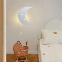 Lampe Murale de Lune Rechargeable Mobile Moderne - Wandleuchte Applique Murale Wandlamp Kinkiet Lumières | Marco Lucetti Blanc-C28.5 22 5CM / 3 couleurs