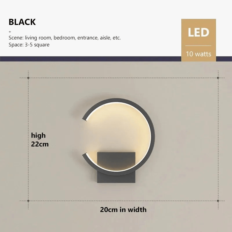 Lampe murale design en aluminium minimaliste | Marco Lucetti