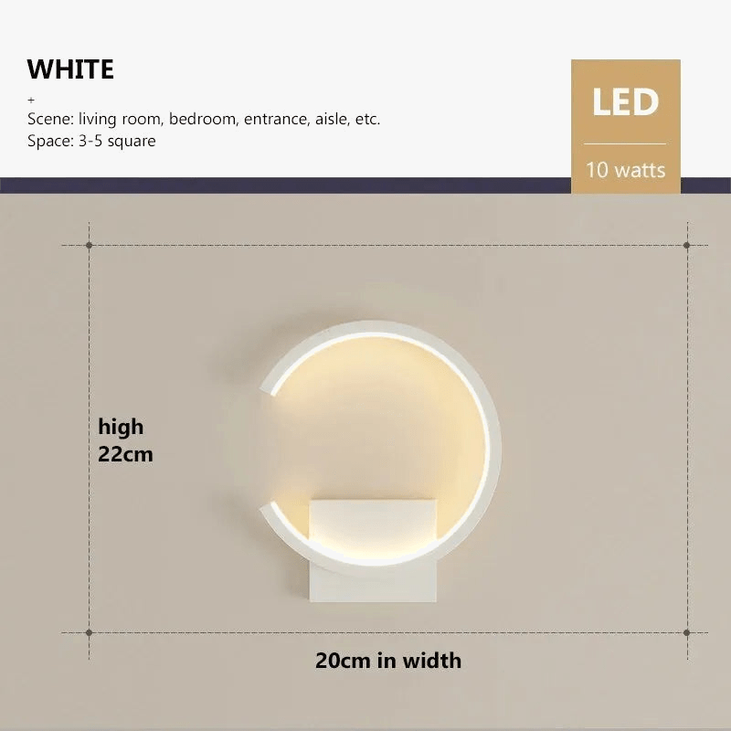 Lampe murale design en aluminium minimaliste | Marco Lucetti