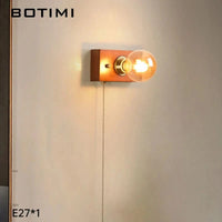 Lampe murale en bois avec interrupteur à tirer | Marco Lucetti