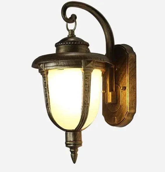 Lampe murale extérieure en bronze européen pour balcon et jardin | Marco Lucetti A style