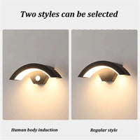 Lampe murale extérieure moderne à Induction du corps humain | Marco Lucetti