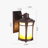 Lampe Murale Extérieure Rétro en Aluminium pour Villa, Jardin et Balcon | Marco Lucetti