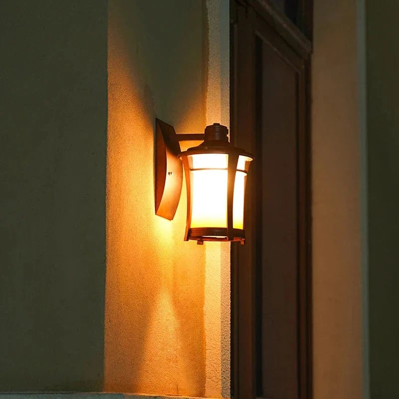 Lampe Murale Extérieure Rétro en Aluminium pour Villa, Jardin et Balcon | Marco Lucetti
