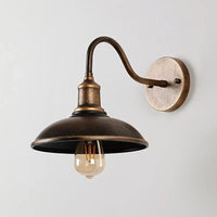 Lampe murale extérieure vintage étanche pour balcon et jardin - Style industriel, douille E27 | Marco Lucetti