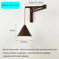 Lampe Murale FlexiSconce | Marco Lucetti Couleur noyer / Lumière blanche