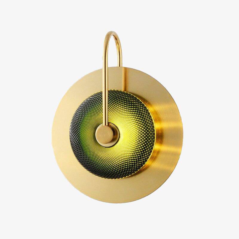 Lampe murale LED design en métal doré - Golden Glow | Marco Lucetti A
