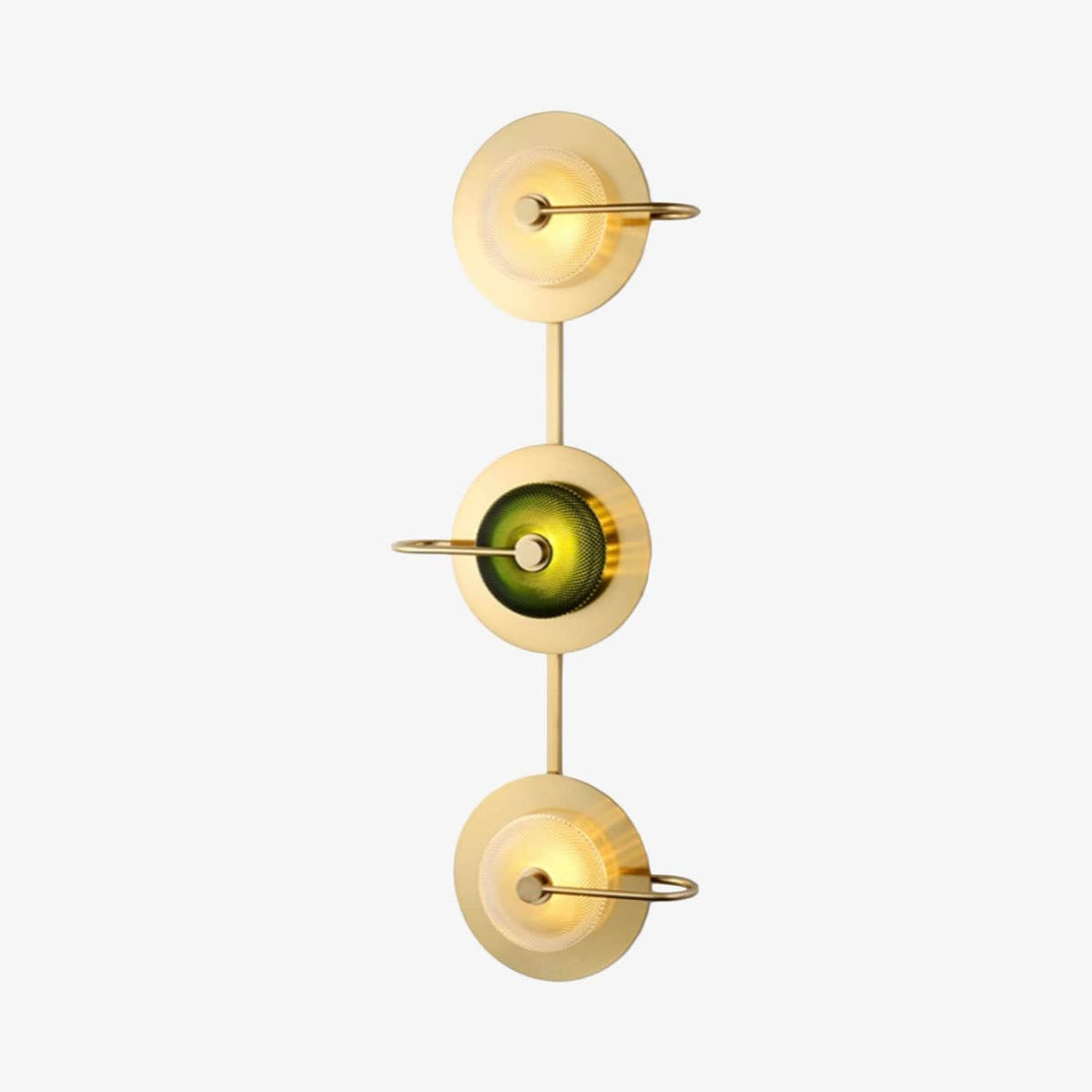 Lampe murale LED design en métal doré - Golden Glow | Marco Lucetti D