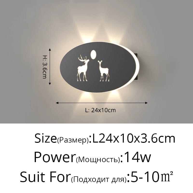 Lampe Murale LED Double Tête Nordique SimpleLamp | Marco Lucetti