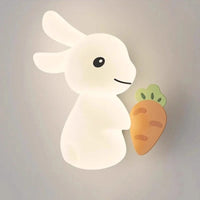 Lampe murale LED Lapin Mignon pour Chambre Enfant | Marco Lucetti