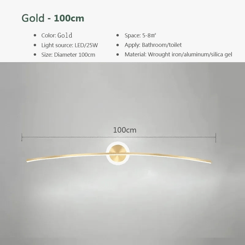 Lampe Murale LED Moderne pour Salle de Bain et Salon | Marco Lucetti