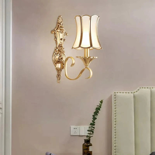 Lampe murale LED moderne SOFEINA Design créatif en laiton | Marco Lucetti