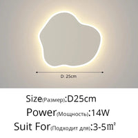 Lampe murale LED nordique: design simple et moderne | Marco Lucetti