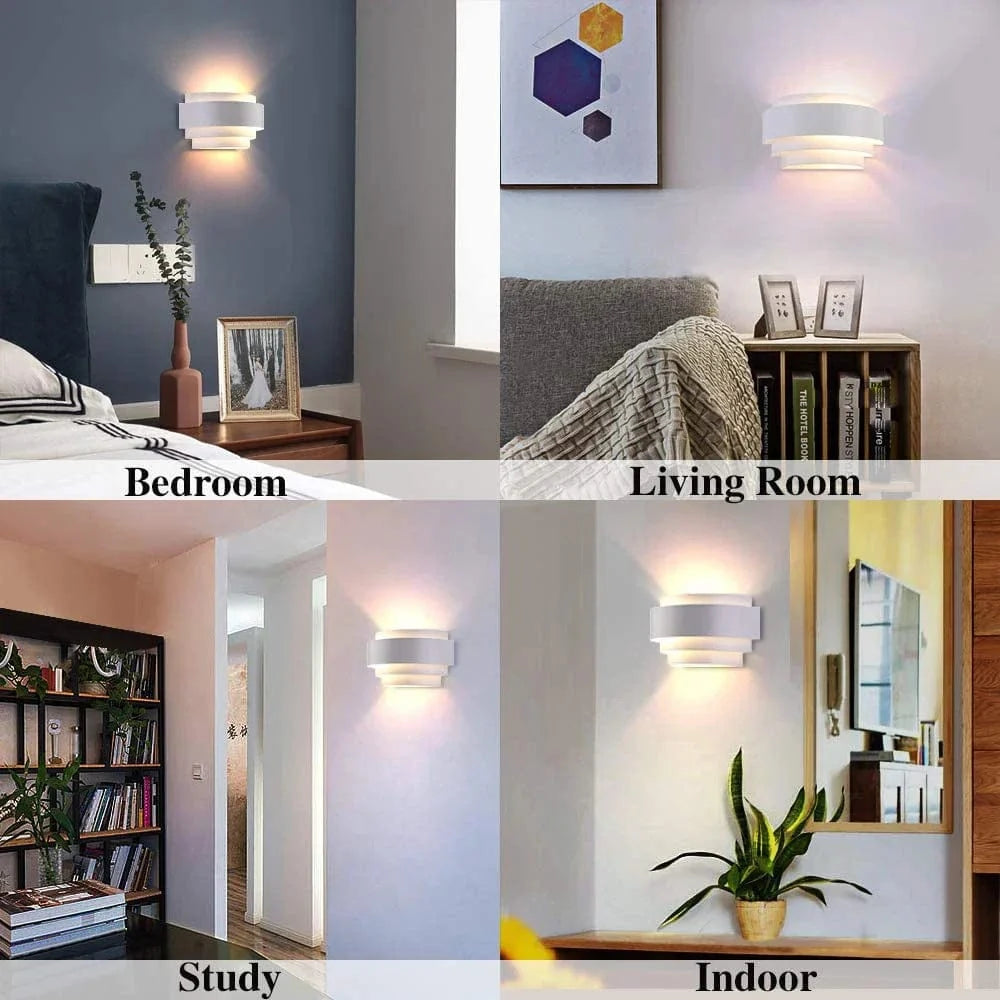 Lampe murale LED nordique pour un éclairage moderne et élégant | Marco Lucetti Blanc