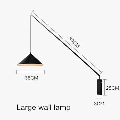 Lampe murale nordique à LED pour la lecture et la déco intérieure. | Marco Lucetti