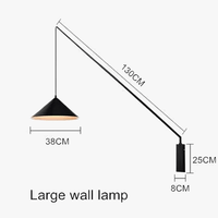 Lampe murale nordique à LED pour la lecture et la déco intérieure. | Marco Lucetti