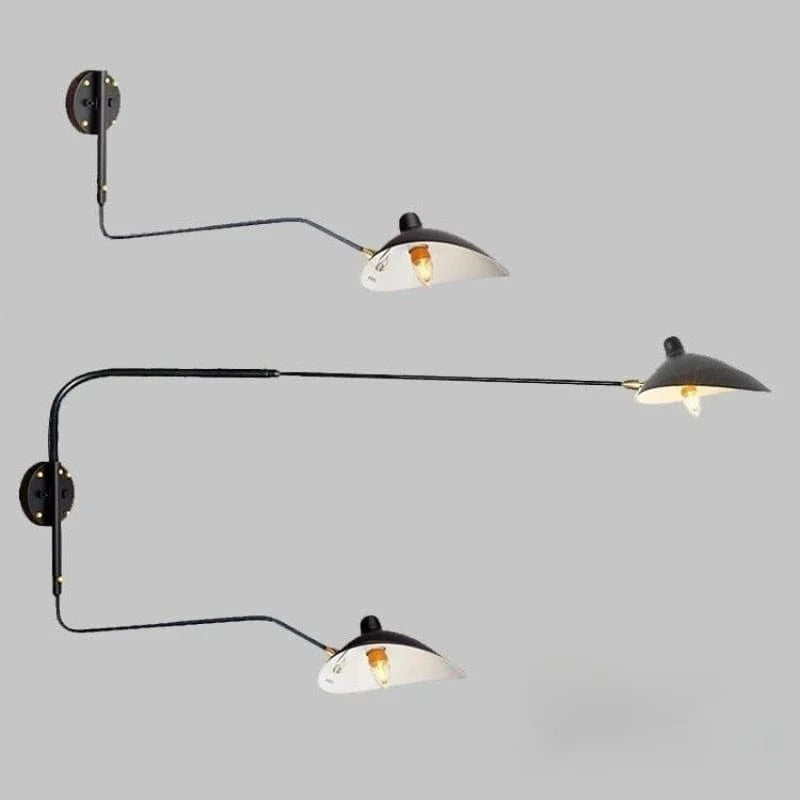 Lampe murale pivotante LED design minimaliste pour chambre et salon | Marco Lucetti