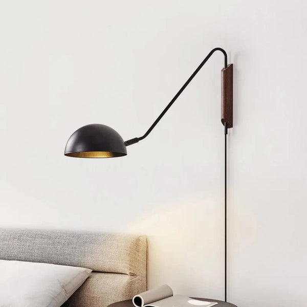 Lampe murale pivotante LED design minimaliste pour chambre et salon | Marco Lucetti