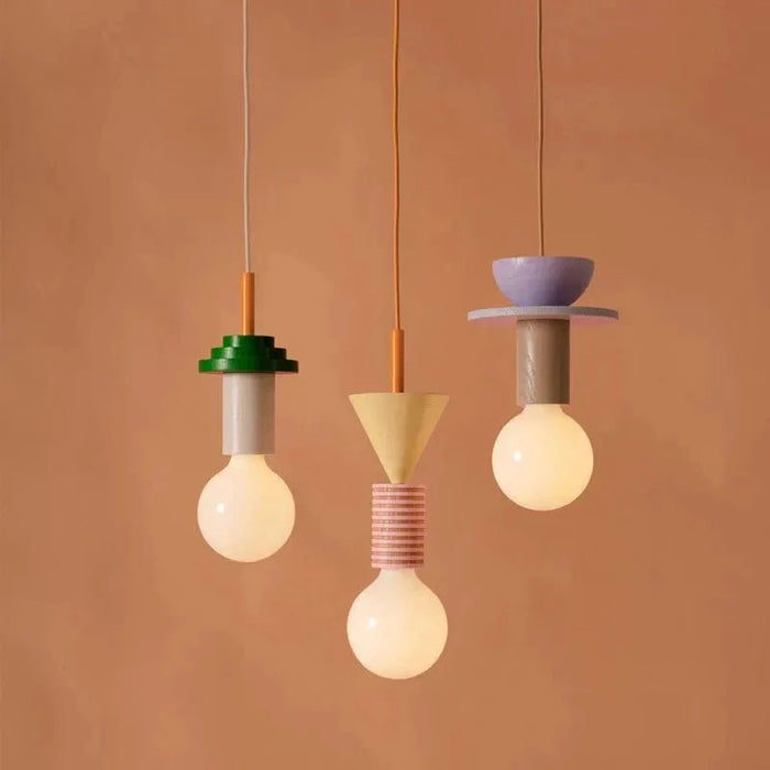 Lampe nordique en bois - Suspension LED - Décoration lumineuse pour la maison | Marco Lucetti