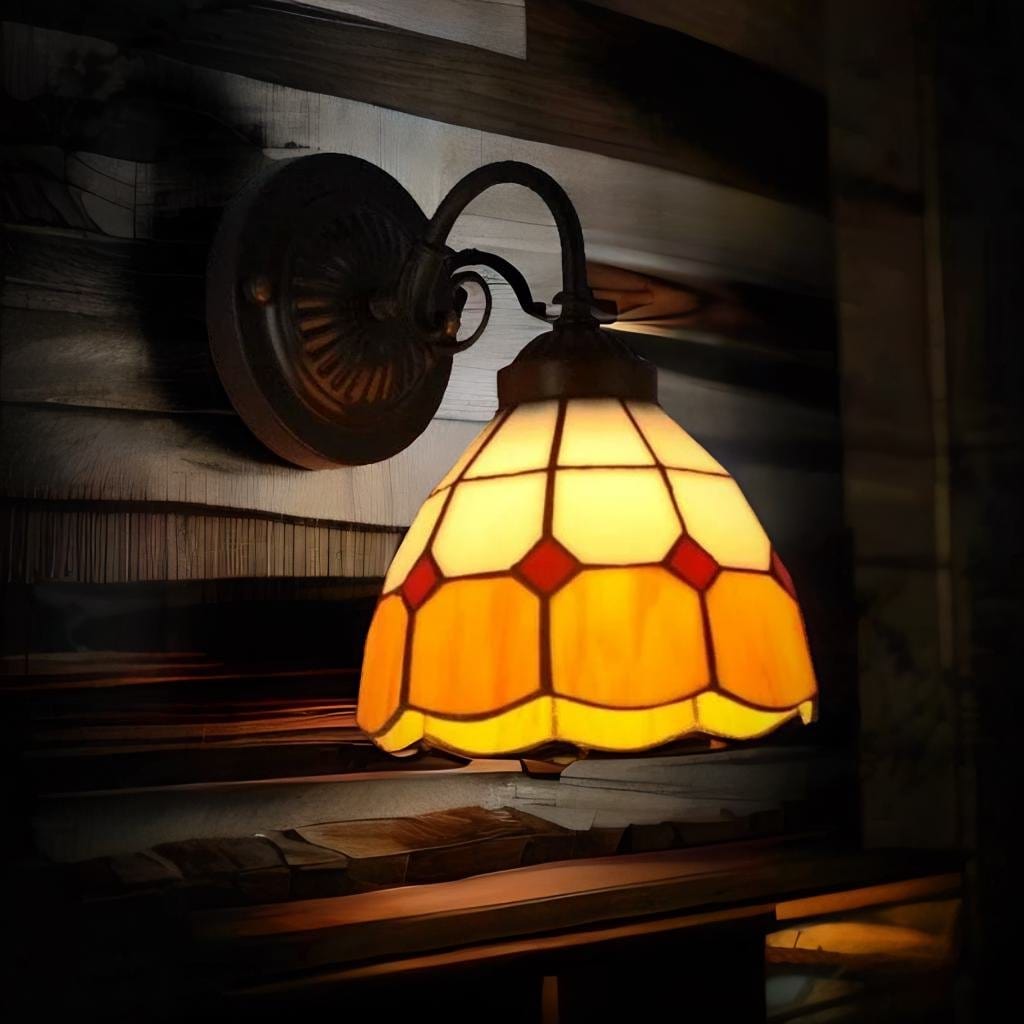 Lampe Orange Tiffany - Orange Squeeze | Marco Lucetti