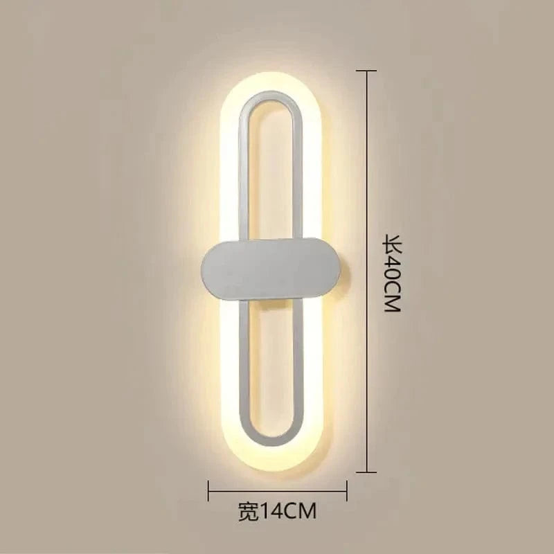 Lampe ovale en acrylique LED pour une décoration tendance | Marco Lucetti Blanc / Blanc froid (5 500-7 000 K).