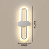 Lampe ovale en acrylique LED pour une décoration tendance | Marco Lucetti Blanc / Blanc froid (5 500-7 000 K).