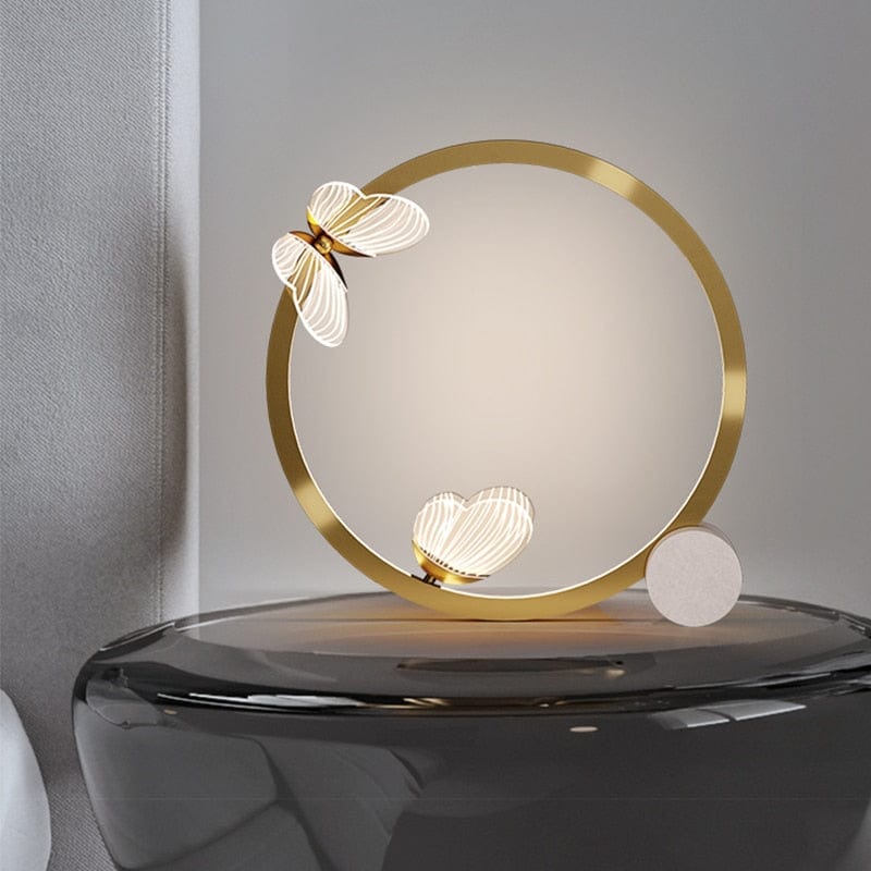 Lampe Papillon Dorée LED | Marco Lucetti