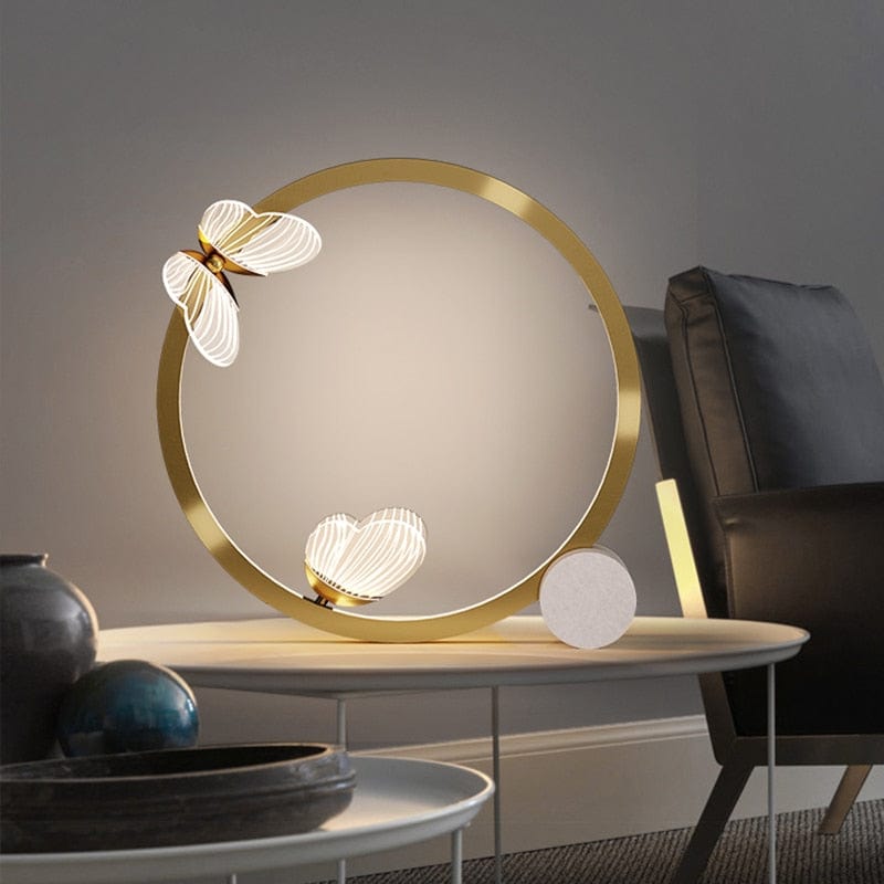 Lampe Papillon Dorée LED | Marco Lucetti