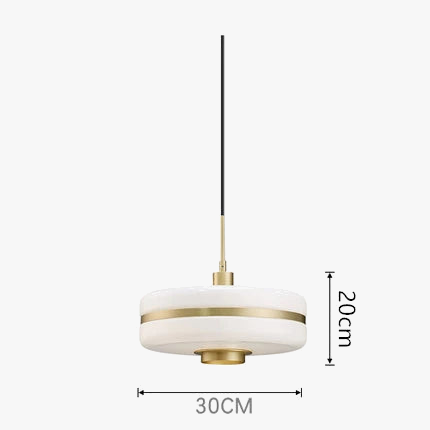 Suspension nordique en or - Collection Scandinave Chic