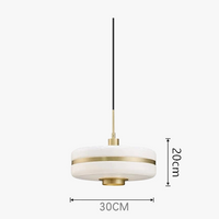 Suspension nordique en or - Collection Scandinave Chic