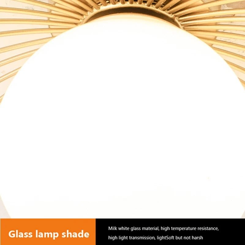 Lampe Plafonnier Nordique en Verre Solide | Marco Lucetti