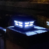 Lampe poteau solaire pour poteaux en bois 4X4, blanc chaud | Marco Lucetti Titre par défaut