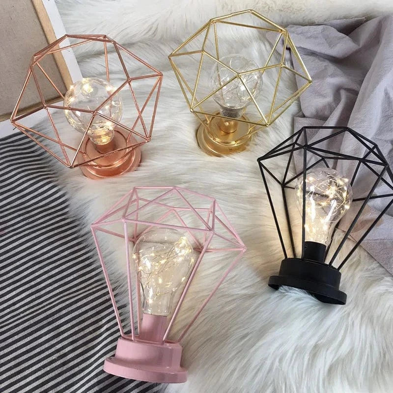 Lampe rétro LED Fer et Cuivre | Marco Lucetti