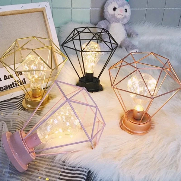 Lampe rétro LED Fer et Cuivre | Marco Lucetti