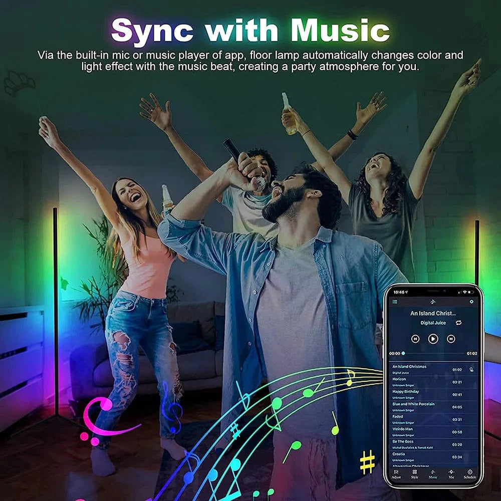 Lampe Salon RGB Smart Music & Remote | Marco Lucetti