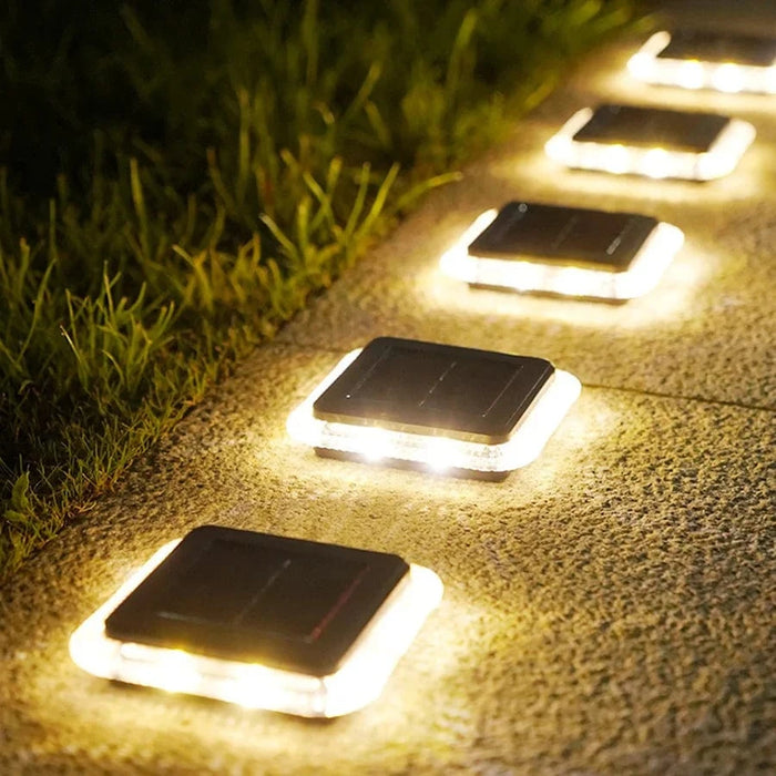 Lampe solaire au sol avec 8 LED | Marco Lucetti