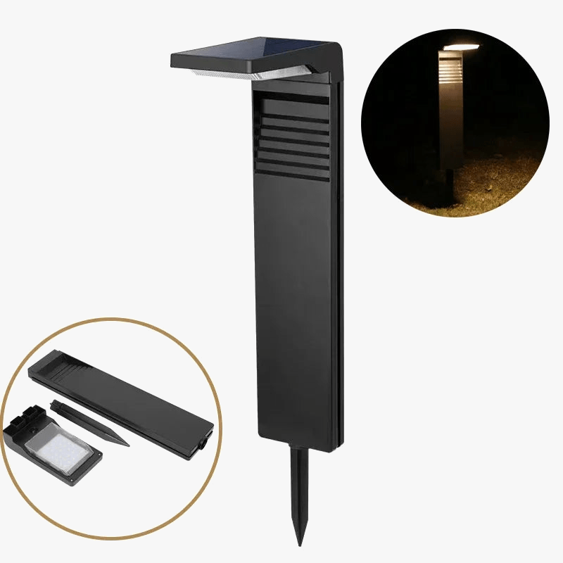 Lampe solaire de jardin LED étanche pour allée - LuminoSolar | Marco Lucetti