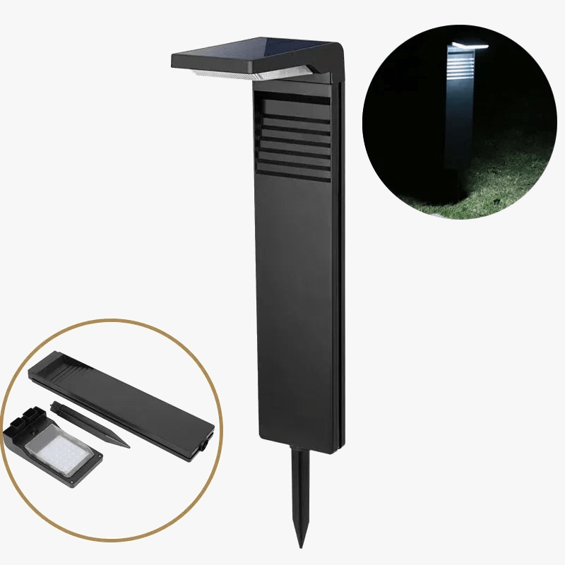 Lampe solaire de jardin LED étanche pour allée - LuminoSolar | Marco Lucetti