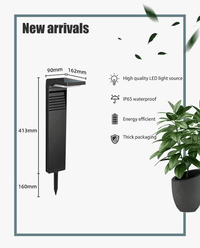 Lampe solaire de jardin LED étanche pour allée - LuminoSolar | Marco Lucetti