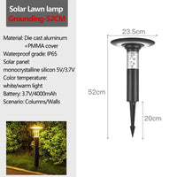 Lampe solaire de jardin LED étanche pour extérieur | Marco Lucetti