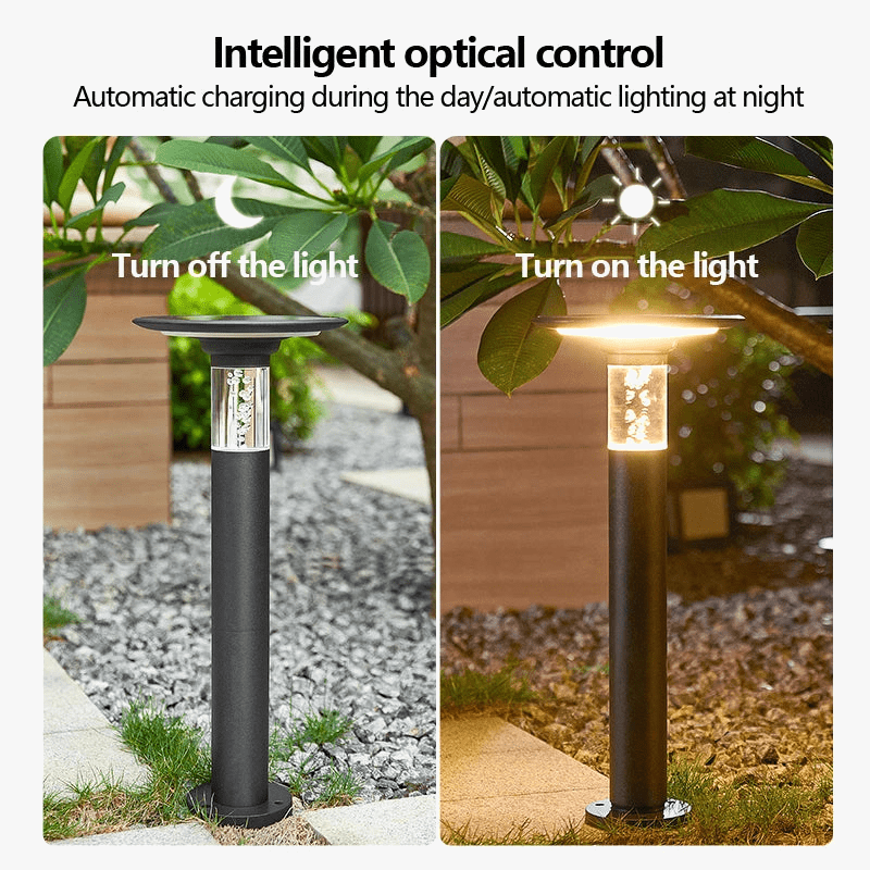 Lampe solaire de jardin LED étanche pour extérieur | Marco Lucetti