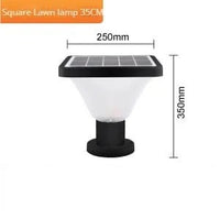 Lampe solaire extérieure étanche pour jardin en aluminium - Luxe et Durabilité | Marco Lucetti Carré-35cm