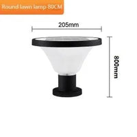 Lampe solaire extérieure étanche pour jardin en aluminium - Luxe et Durabilité | Marco Lucetti Rond-80cm