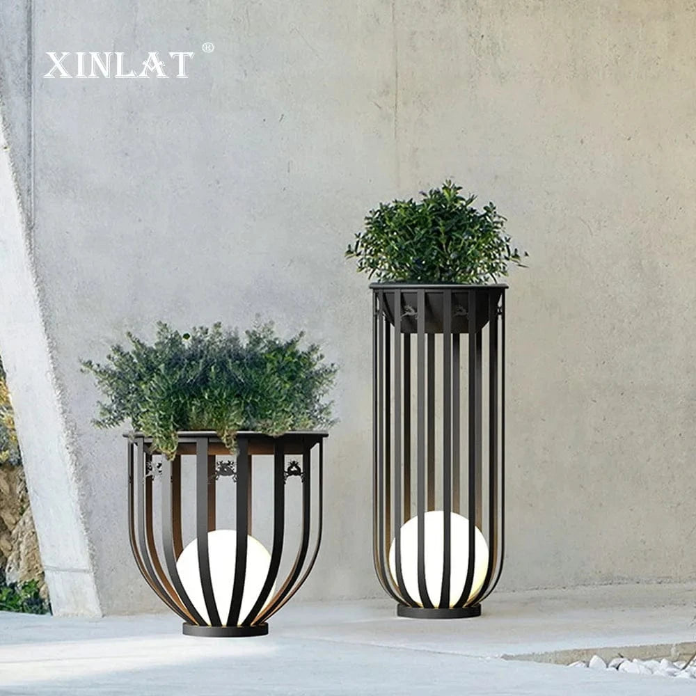 Lampe Solaire Imperméable en Treillis pour Jardin et Table Villa | Marco Lucetti