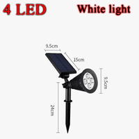 Lampe solaire LED changement de couleur pour jardin - IP65, étanche, décoration de jardin | Marco Lucetti