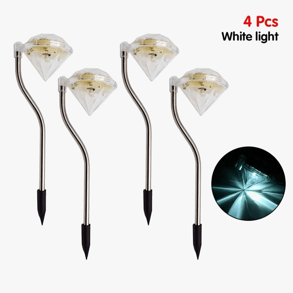 Lampe solaire LED Diamant Glow | Marco Lucetti